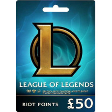 League of Legends £50 GBP Prepaid Gift Card League of Legends £50 GBP Prepaid Gift Card